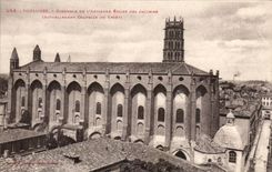 Toulouse CPA Ensemble de l'ancienne eglise des Jacobins Chapelle du lycee