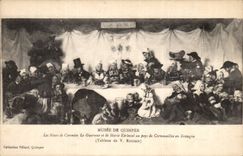 CPA Brittany Folklore Museum of Quimper weddings of corentin the guervor and Marie Kerinvel to the country of Cornouailles