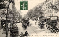 CPA Paris Boulevard of Strasbourg