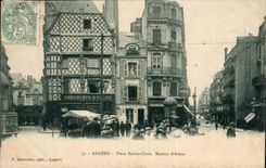 CPA Angers Sainte Places Cross House of Adam