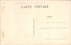 CPA In Brittany in front of the bed closed In prayer Folklore Costume