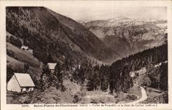Dauphine CPA St Pierre de Chartreuse Valley of Perquelin and the tooth of Crolles
