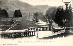 Dauphine CPA Vizille the castle Seen on the park of the main staircase