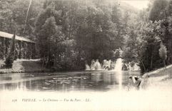 Dauphine CPA Vizille the castle Seen of the park