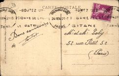 CPA Strasse von grossem Chartreuse das Schloss von Bouqueron und das Tal von Grenoble