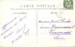 CPA Grenoble the place Victor Hugo and the Bastille