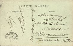 CPA Grenoble quays forts and Sainte Marie of in top