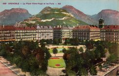 Dauphine CPA Grenoble der Platz Victor Hugo und Forts