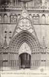 CPA Lyon Large gate of the cathedral Saint Jean