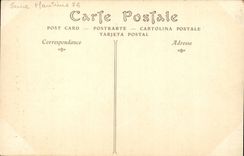 Caudebec in Caux CPA the Notre Dame church the font