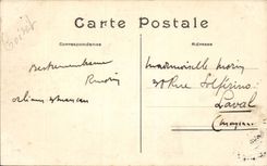 CPA Orleans the street Jeanne of arc and the cathedral Sainte Cross