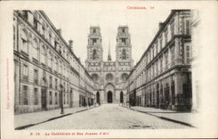 CPA Orleans the cathedral and the street Jeanne of arc