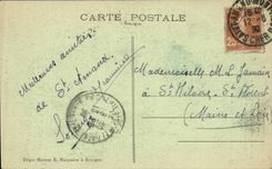 CPA illustrated songs of Jean Branch Folklore Costume