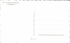 CPSM the flock of Auvergne Folklore Costume