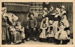 CPA the golden wedding of the AD Coz and man Coz Details of the various costumes of festival of the surroundings of Quimper