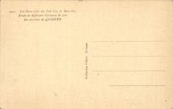 CPA the golden wedding of the AD Coz and man Coz Details of the various costumes of festival of the surroundings of Quimper