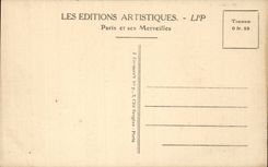 CPA Paris decline by Steiner Public garden of the father lachaise