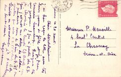 CPA Reims the cathedral Detail of the central gate