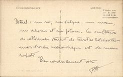 CPA Reims the cathedral the damnes Detail of the gate of the last judgment