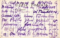 CPA Reims the cathedral the damnes Detail of the central gate