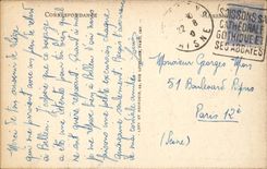 CPA Reims the cathedral set fire to by the Germans on September 19th 1914