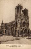 CPA Reims the cathedral after the war
