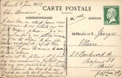 CPA Reims the cathedral after the war