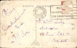 CPA Reims the cathedral