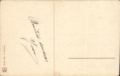 CPA romantic Fantasy Landscape House