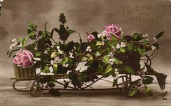 CPA Phantasie-Blumen