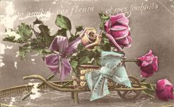 CPA Phantasie-Blumen