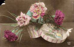 CPA Phantasie-Blumen