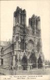 CPA Reims Cathedral 1914