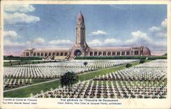 CPA View of the ossuary of Douaumont