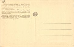 CPA Fort of Douaumont Effects of a French shell of 400 tomb resumption day before of the fort on October 23rd 1916