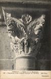 CPA Vezelay Church of the Madeleine Capital of an imbedded column of Narthex