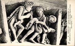 CPA Vezelay Basilica of the Madeleine Capital History ds seven churches of Asia