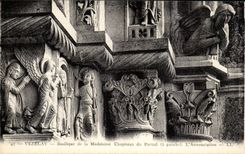 CPA Vezelay Basilica of the Madeleine Capital Annunciation