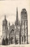 CPA Rouen the cathedral