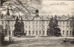 CPA Rouen the town hall (dimension of the garden)