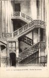 CPA Rouen the cathedral Staircase of the booksellers Library Library