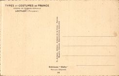 CPA Loctudy Costume Folklore Caps