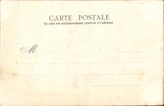 CPA Lourdes the old castle and bridge