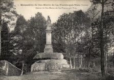 CPA Monastery of Sainte Marie of Pierre who Statue Transfers co Marie of Pierre who Vire