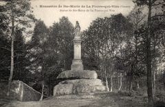 CPA Monastery of co Marie of Pierre who Statue Transfers co Marie of Pierre who Vire