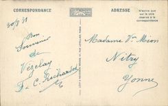 CPA Vezelay Basilica of the Madeleine seen on the transept and the central lathe