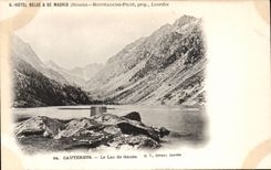 CPA Cauterets der See Gaube