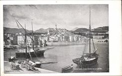 CPA Menton Seen from of the pier