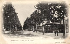 CPA Perigueux alleys of Tourny