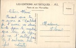 CPA Paris Panorama pris du Chatelet vers la Seine le theatre Sarah Bernhardt et la tour St Jacques